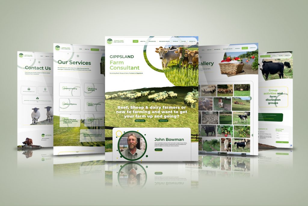 snapshots of gippsland farm consultant website by us