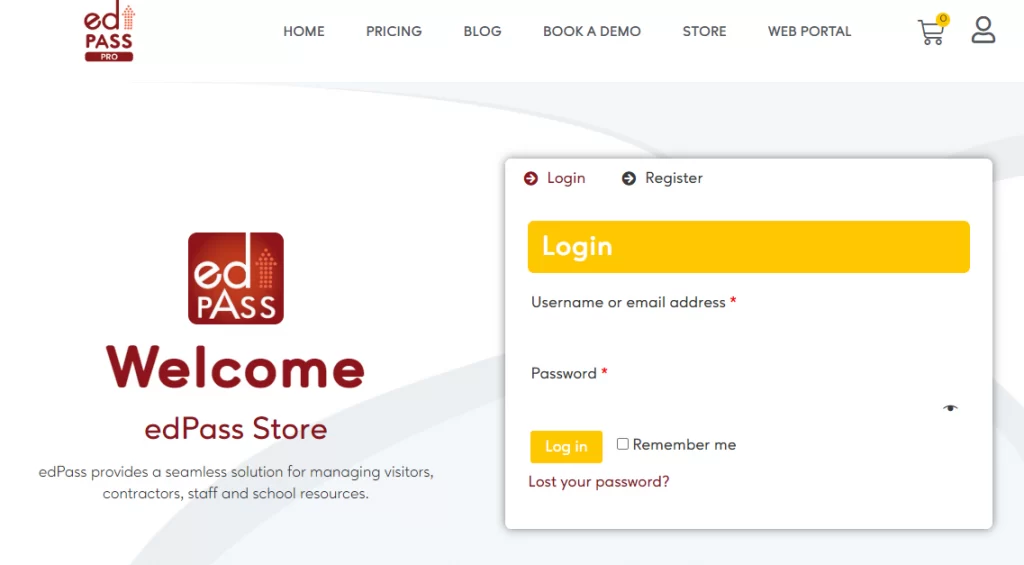 snapshot of an interface to create an account in an ecommerce website